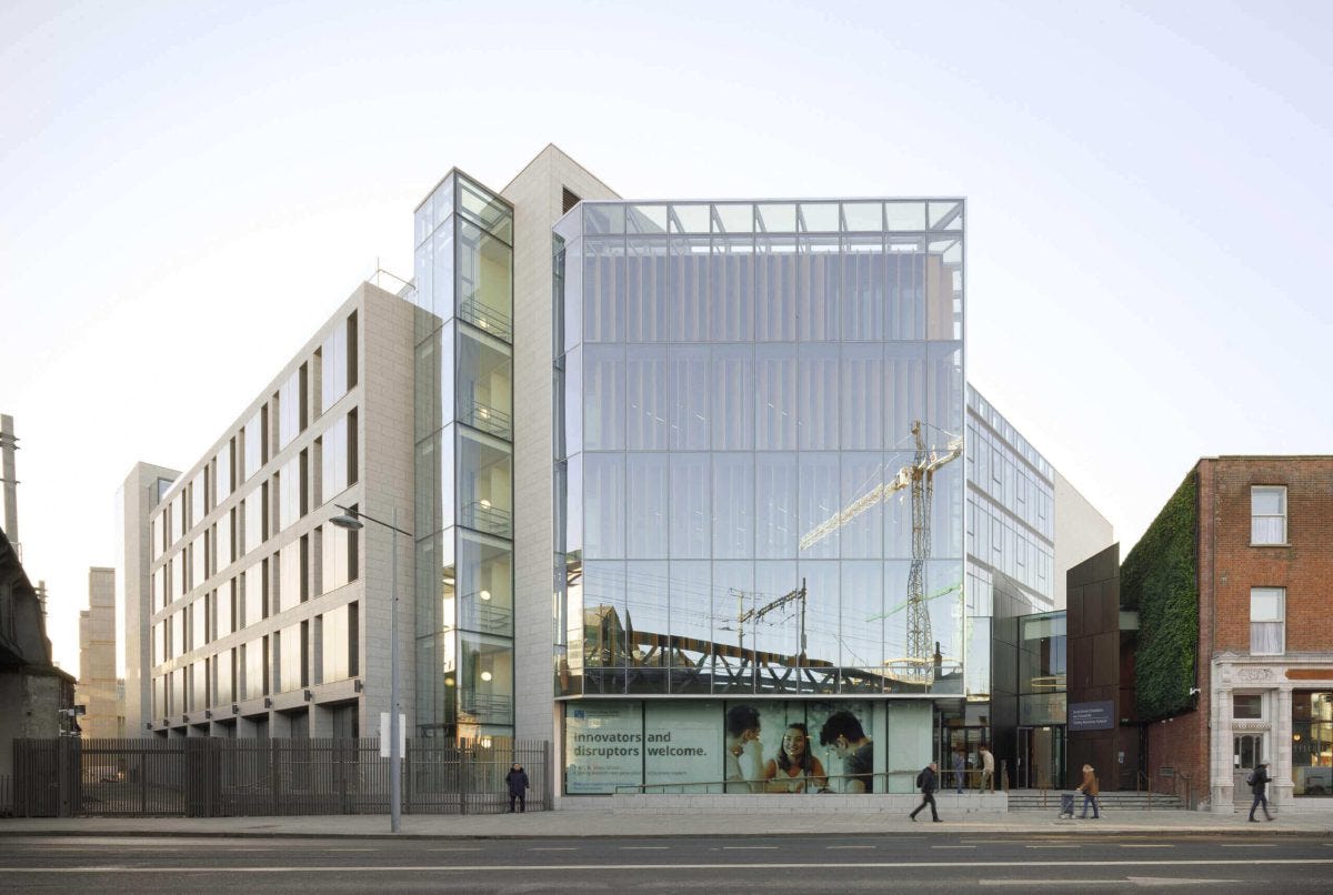 Green roof for trinity business school
